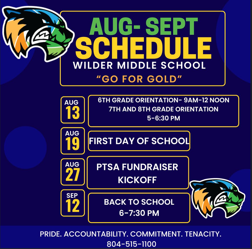 Schedule Flyer