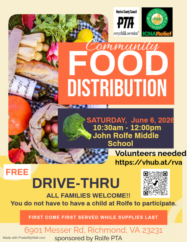 food flyer with text
