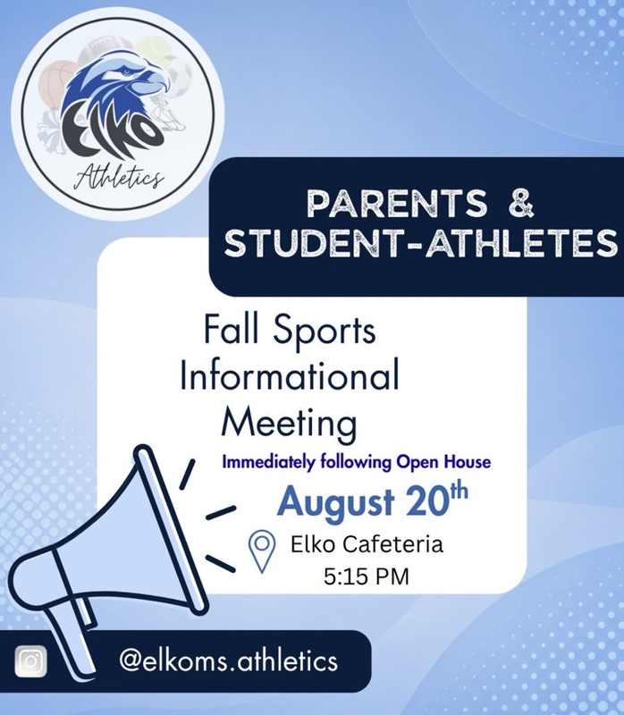 elko Athletics Parent Fall Sports Parent Meeting 