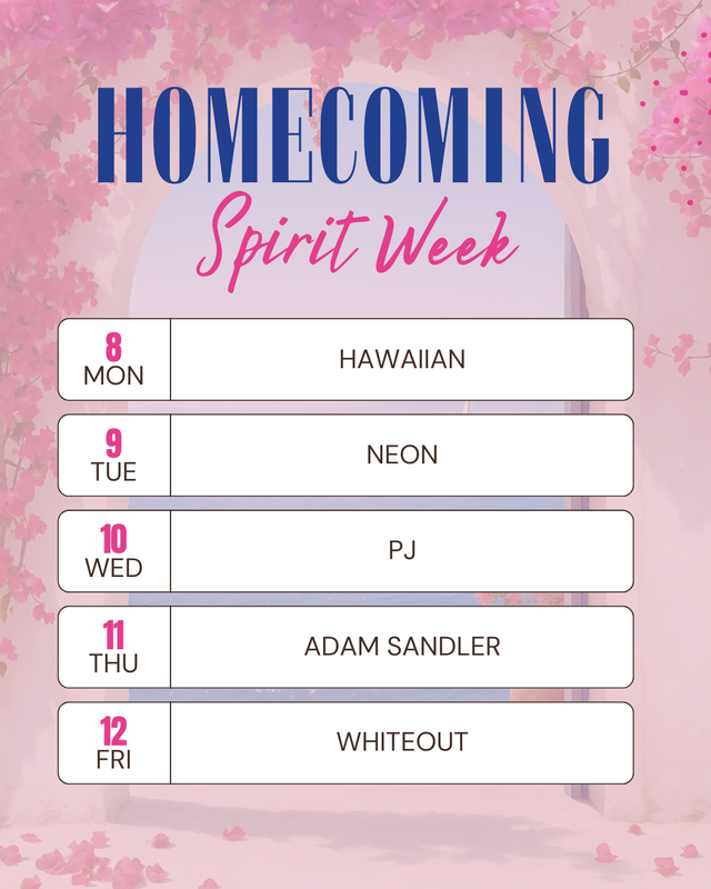 hoco spirit week