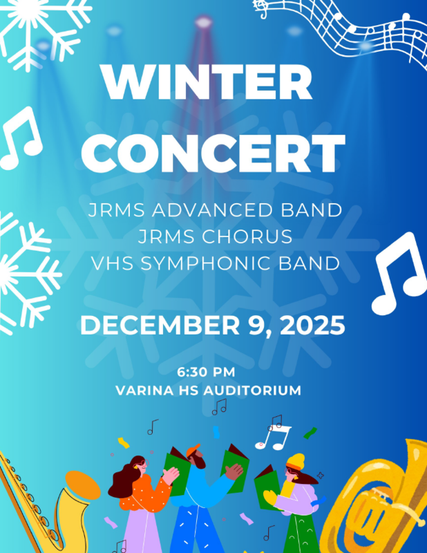 blue background, music and singers