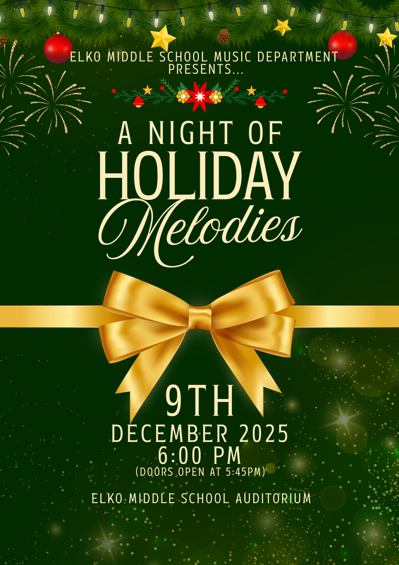 A Night of Holiday Melodies- December 9, 2025-6:00 P.M.