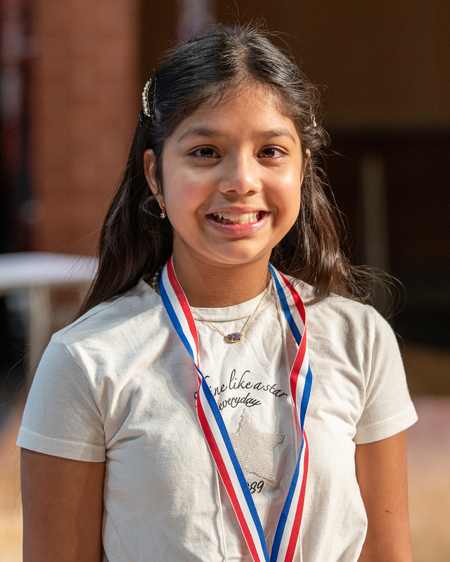Short Pump Middle School sixth grader Raelene Saldanha