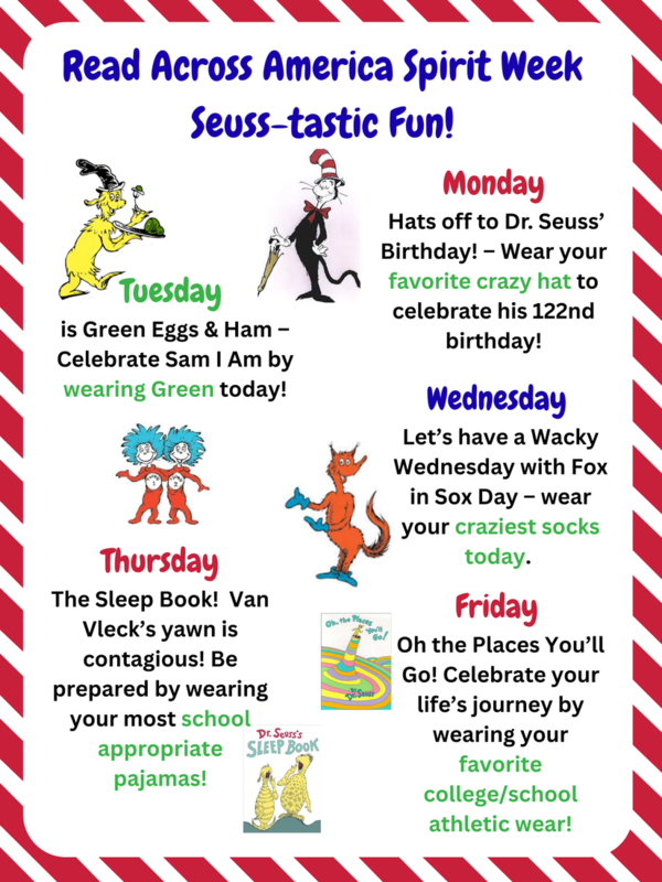 READ ACROSS AMERICA SPIRIT WEEK