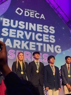 Henrico County students at DECA Conference