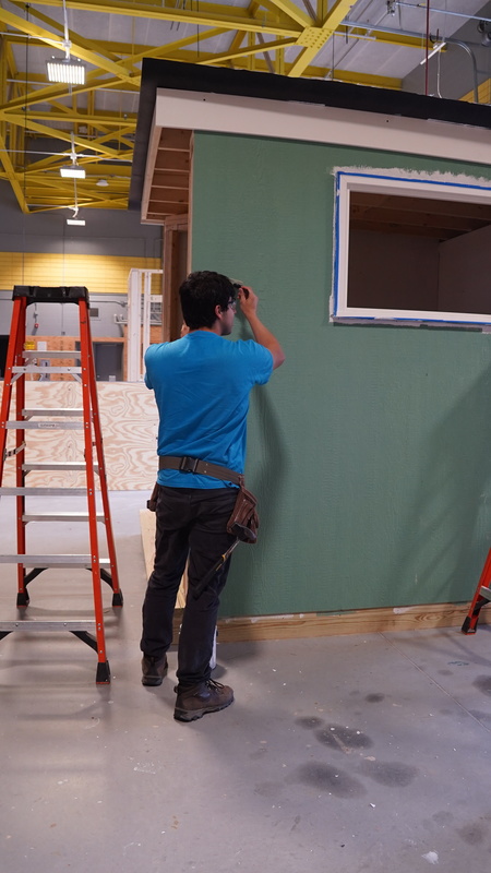 ACE students build playhouse