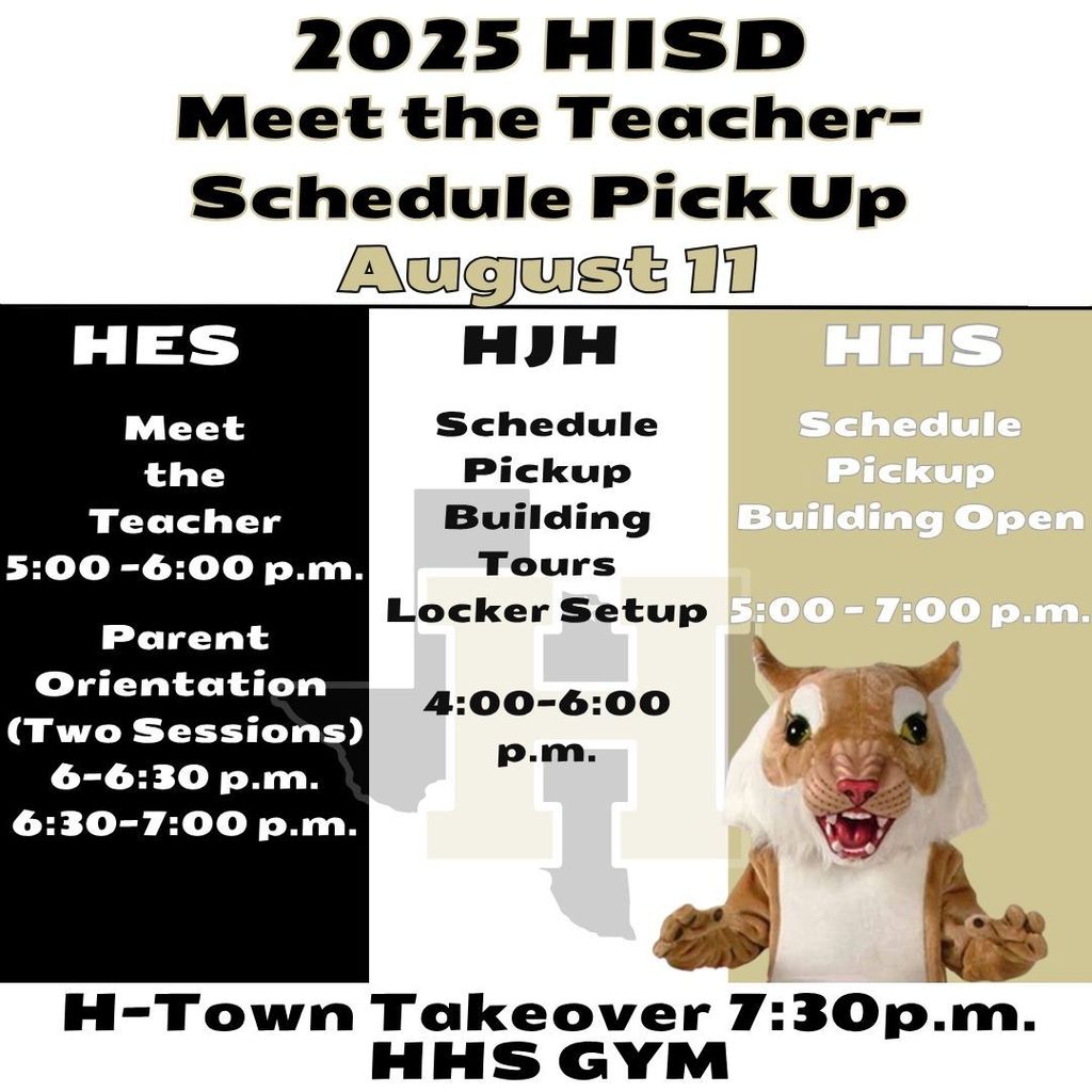 Reminder - Meet the Teacher today