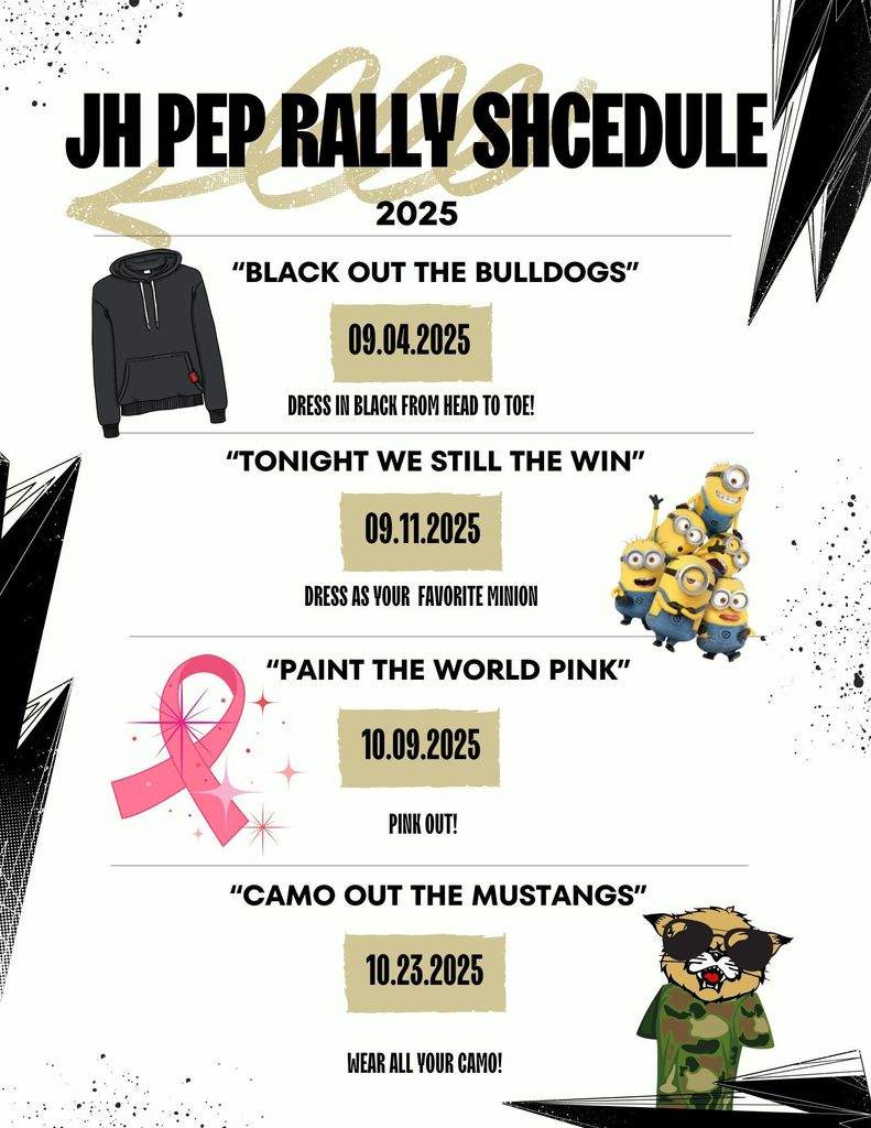 JH PEPRALLY SHCEDULE