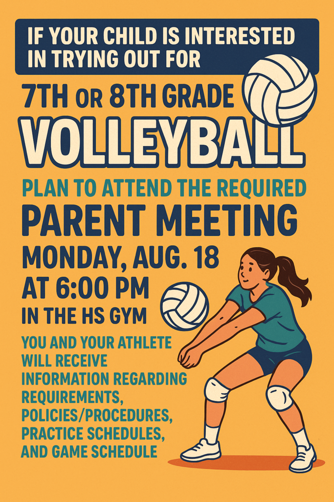 JH Volleyball parent  meeting