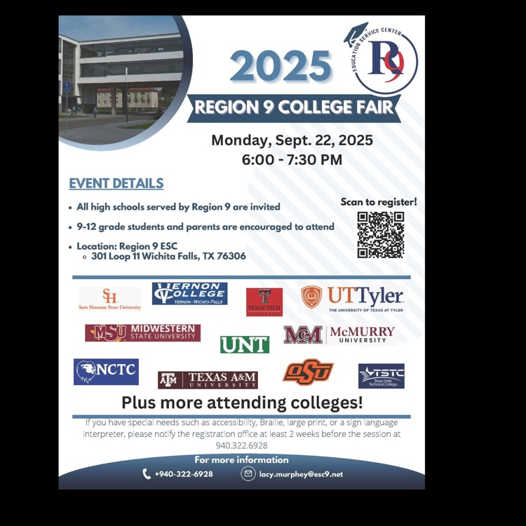 Region 9 College Fait