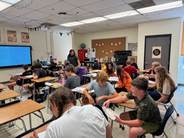 Mr. Fulton's History class