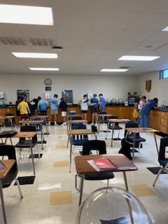 HJH 6th Graders in Science Class
