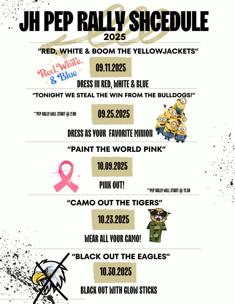JH Pep Rally Updates
