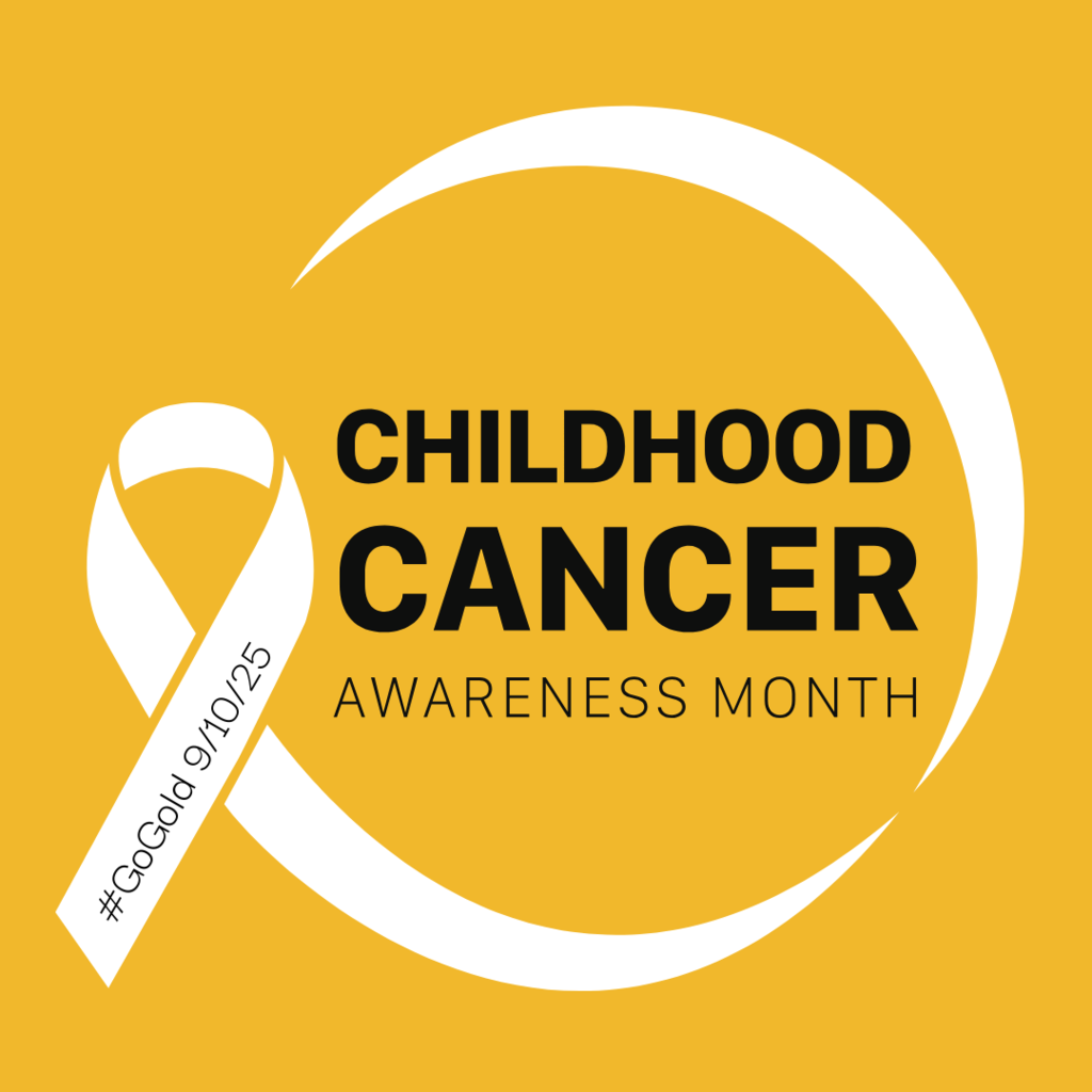 yellow gold background with a white ribbon