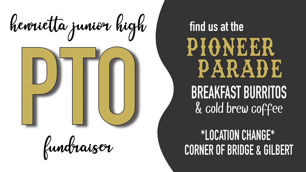 HJH PTO Fundraiser at Pioneer Reunion Parade.