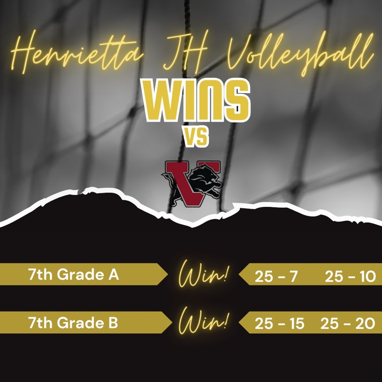 junior High VB results