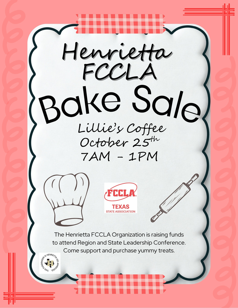 FCCLA Bake Sale