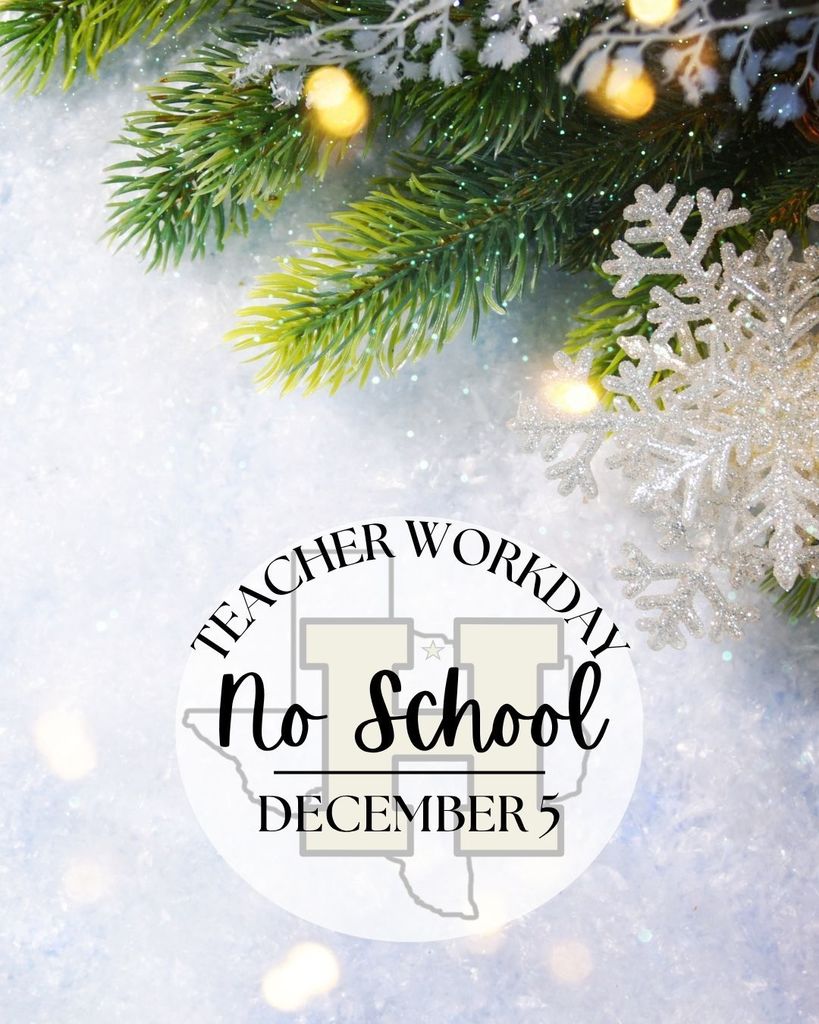 December 5 - No School