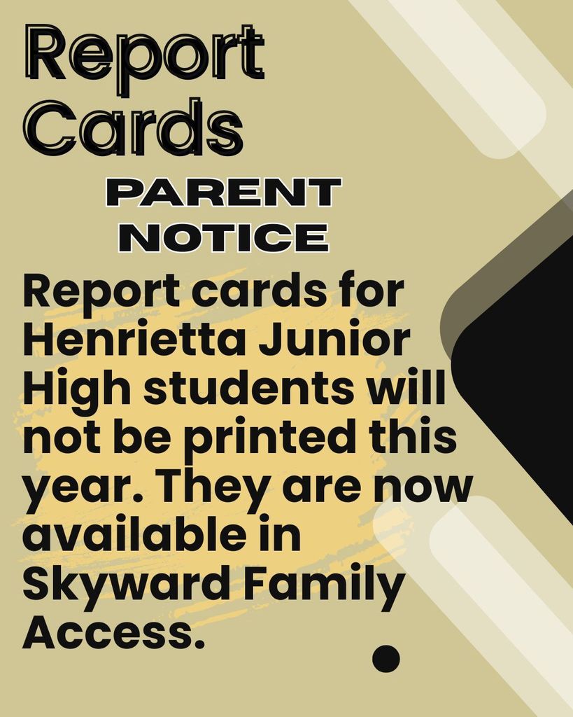Report Card Notice