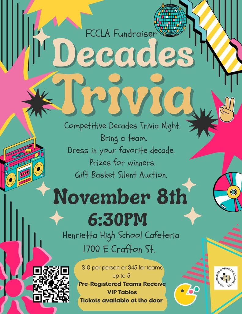 FCCLA Decades Trivia