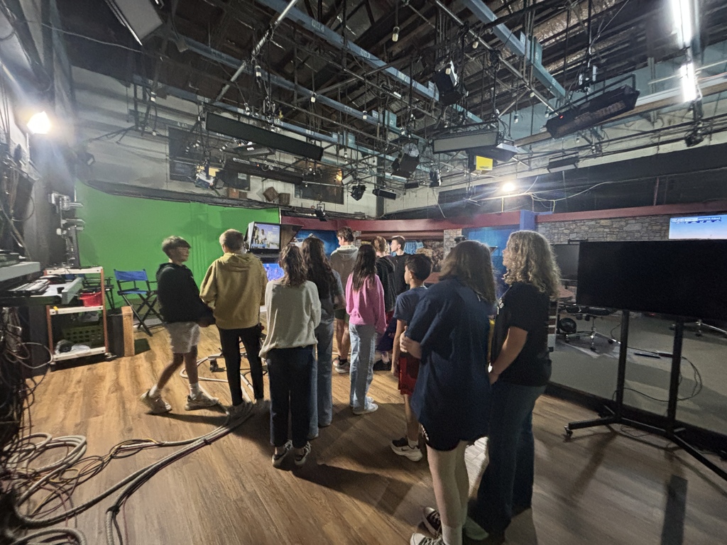 HJH Students at Channel 6 in Wichita Falls, TX.