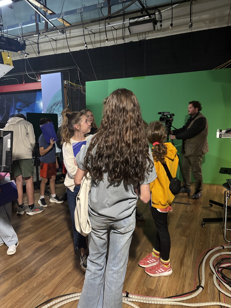 HJH Students at Channel 6 in Wichita Falls, TX.