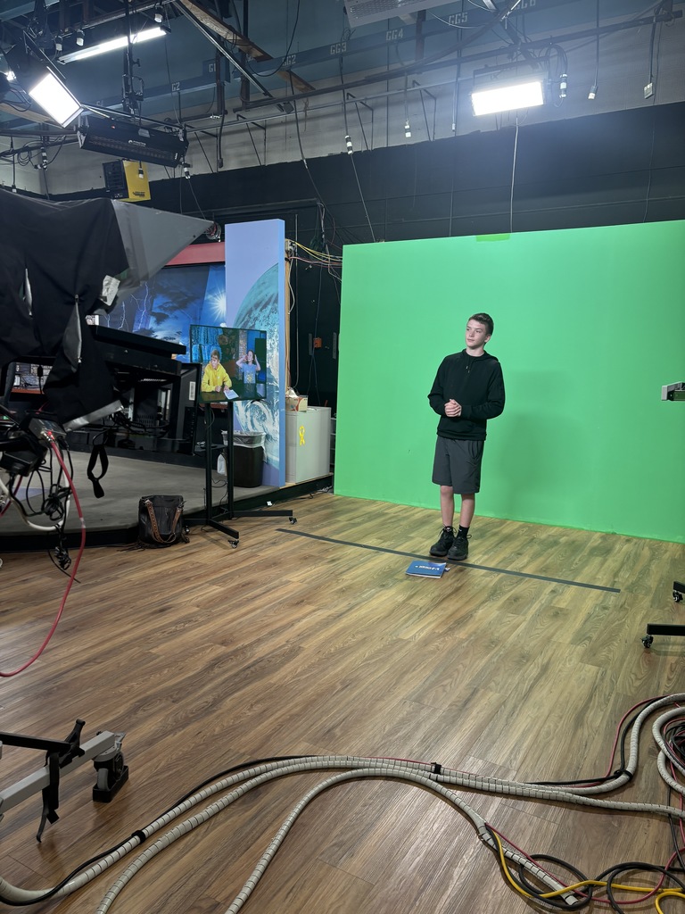 HJH Students at Channel 6 in Wichita Falls, TX.