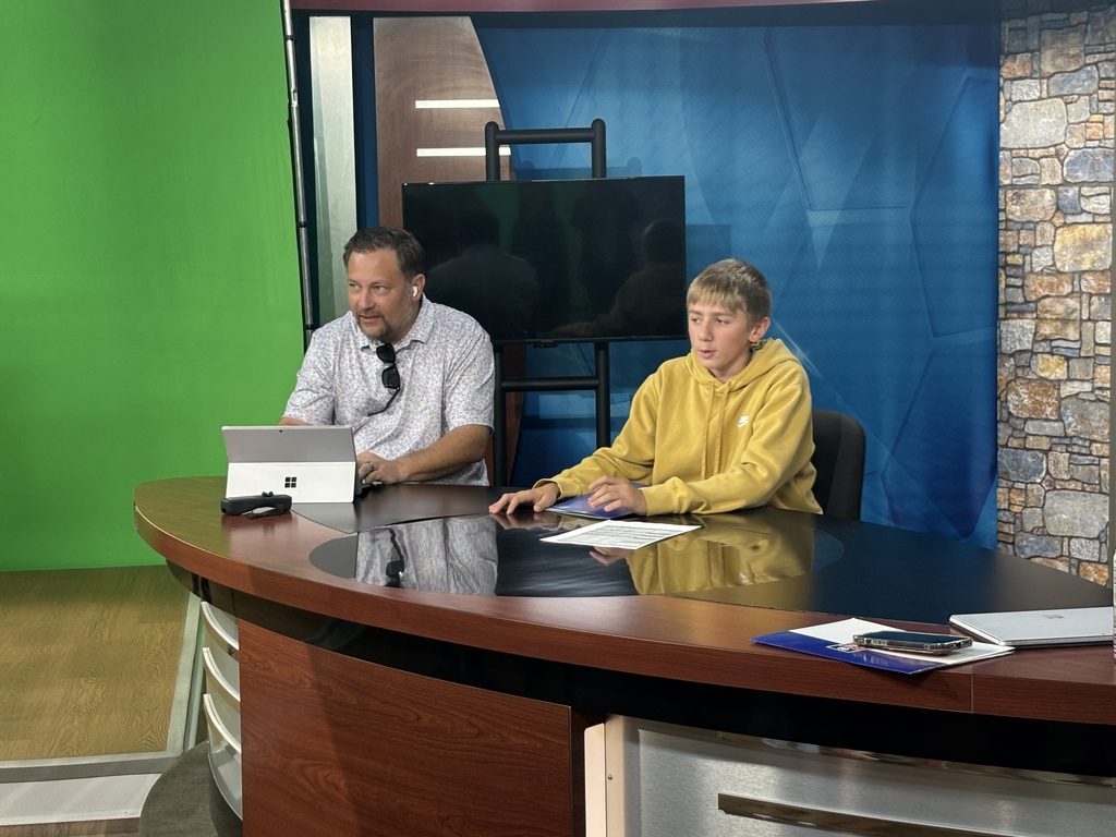 HJH Students at Channel 6 in Wichita Falls, TX.