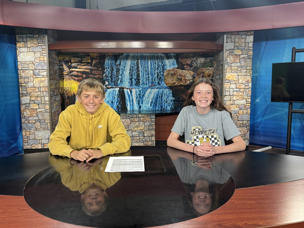 HJH Students at Channel 6 in Wichita Falls, TX.