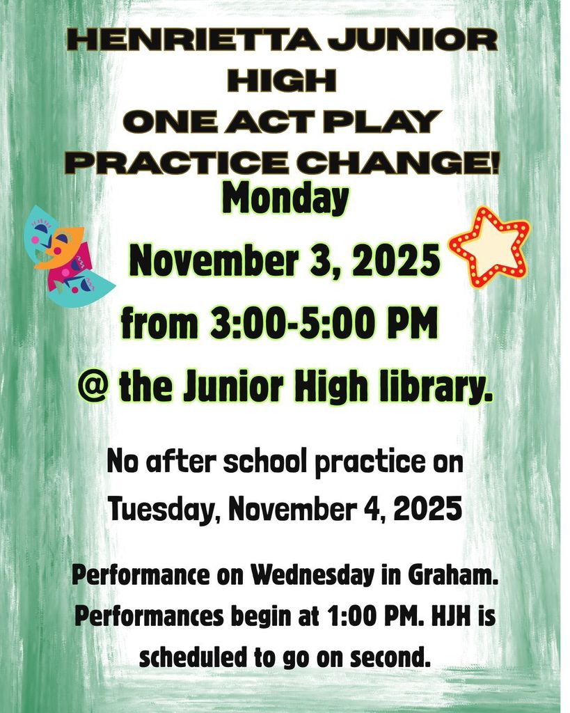 HJH One Act Play in Graham!