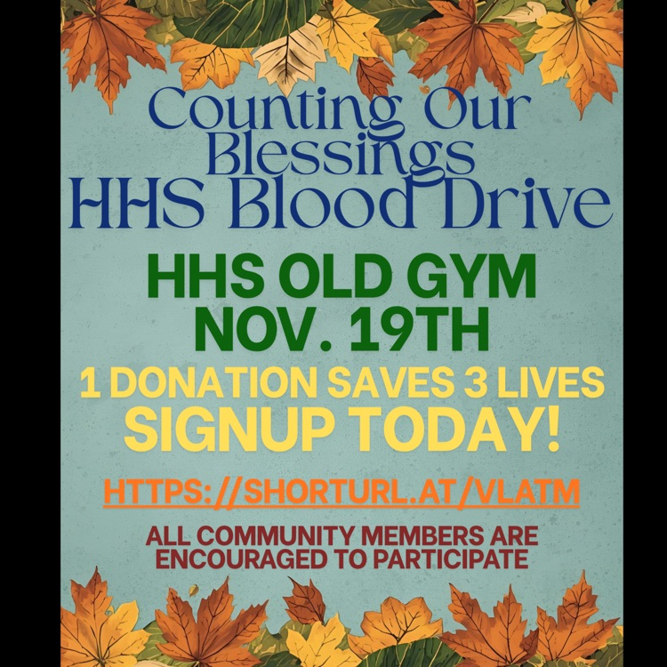 HHS Blood drive