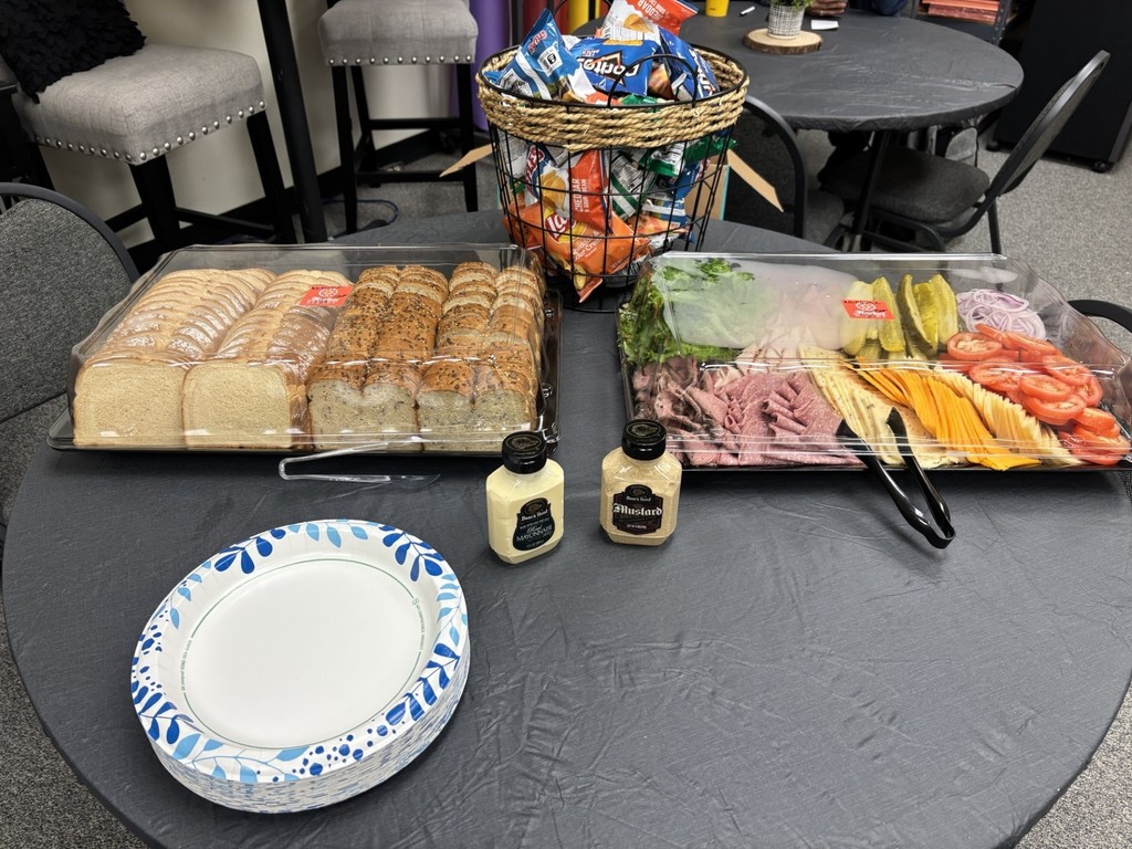 Lunch for HJH Teachers in the lounge!