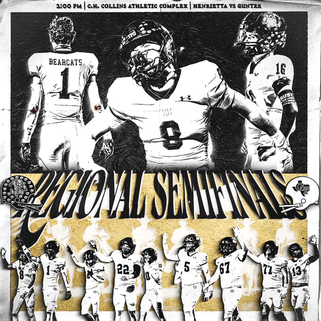 🏈 GAMEDAY! 🏈Regional Semifinals | Round 3 Henrietta Bearcats vs. Gunter Tigers 📍 Denton, TX | 🕖 Kickoff: 2:00 PM  - Stadium address: 1500 Long Road, Denton, TX 76207 - 📸 Huge thanks to Amy Martin for the amazing action shots!  #TPD