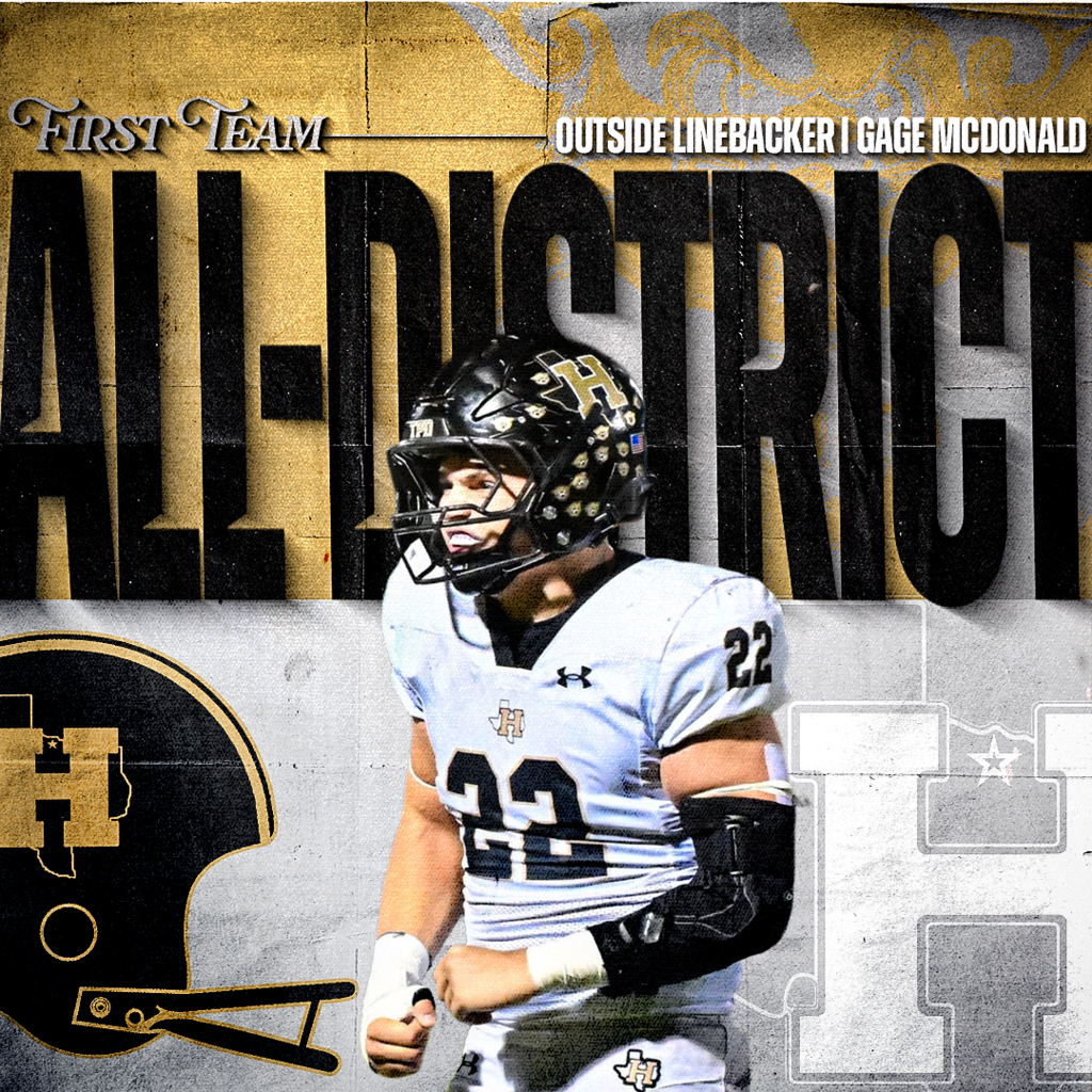 Congratulations to these Bearcats for earning spots on the Division II 6-3A All-District Team! Your hard work, grit, and commitment to excellence paid off in a big way. 1st Team Defense Inside Linebacker | Coy Emanuel - SR. Outside Linebacker | Gage McDonald - SR. Safety | Cooper Coleman - SR. Defensive Tackle | Griffin Melton - JR. Corner | Cruse Coleman - SO. TRUST. PASSION. DISCIPLINE.