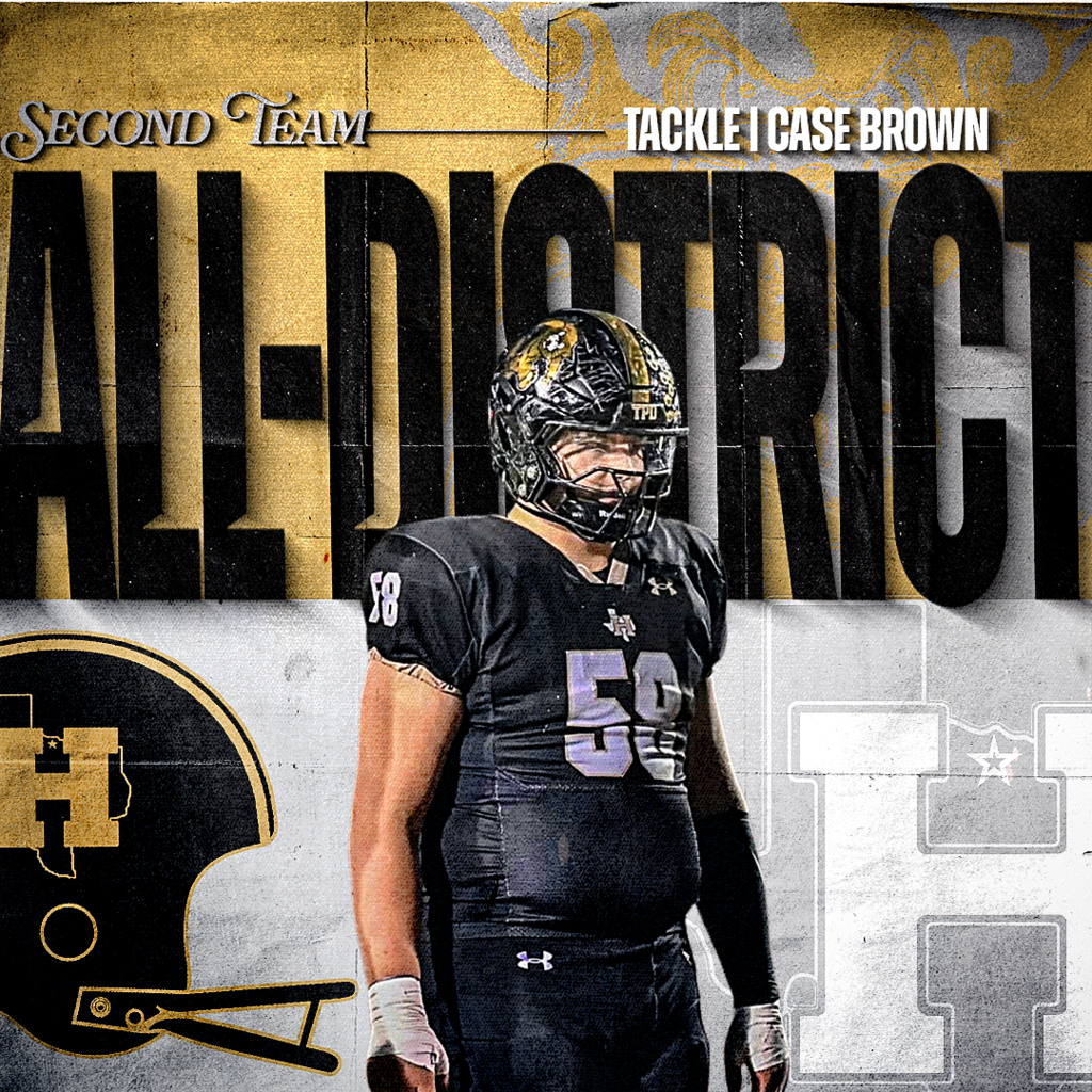 Congratulations to these Bearcats for earning spots on the Division II 6-3A All-District Team! Your hard work, grit, and commitment to excellence paid off in a big way. 2nd Team Offense Guard | Isaiah Altmann - SR. Tackle | Case Brown - SR. Wide Receiver | Pate Cody - JR. Punter | Brighton Roberson - JR. Center | Andy Silva - FR. TRUST. PASSION. DISCIPLINE.