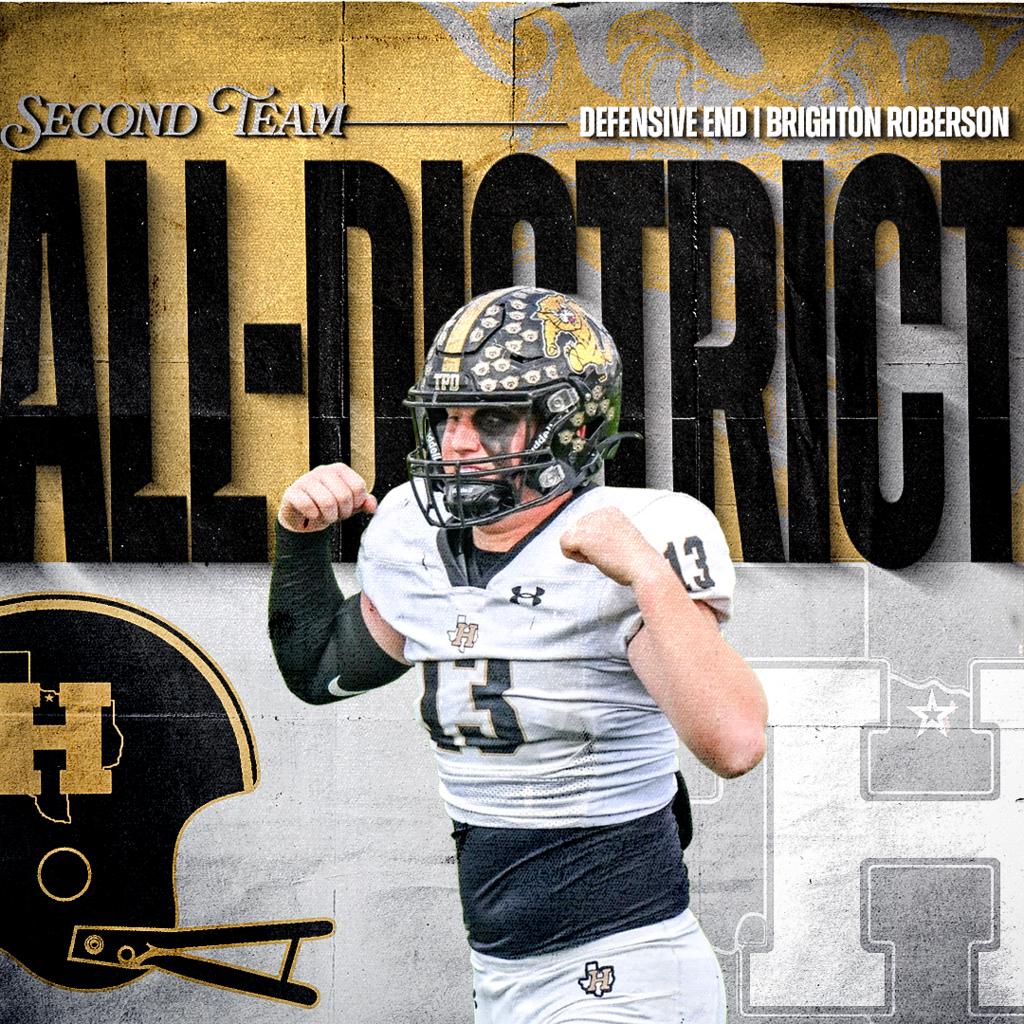 Congratulations to these Bearcats for earning spots on the Division II 6-3A All-District Team! Your hard work, grit, and commitment to excellence paid off in a big way. 2nd Team Defense Outside Linebacker | Cooper Gee - SR. Corner | Jaxon Fugett - SR. Defensive End | Brighton Roberson - JR. TRUST. PASSION. DISCIPLINE.