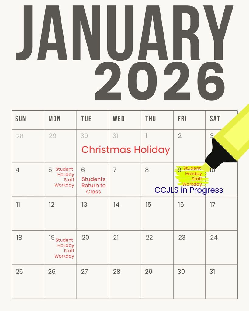 January 9 Calendar Update