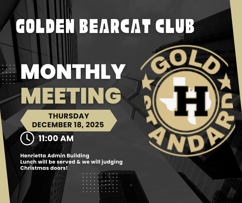 golden bearcats meeting december 2025
