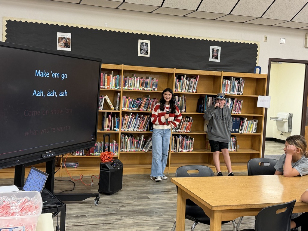 Christmas Activities at HJH = Karaoke in the Library!