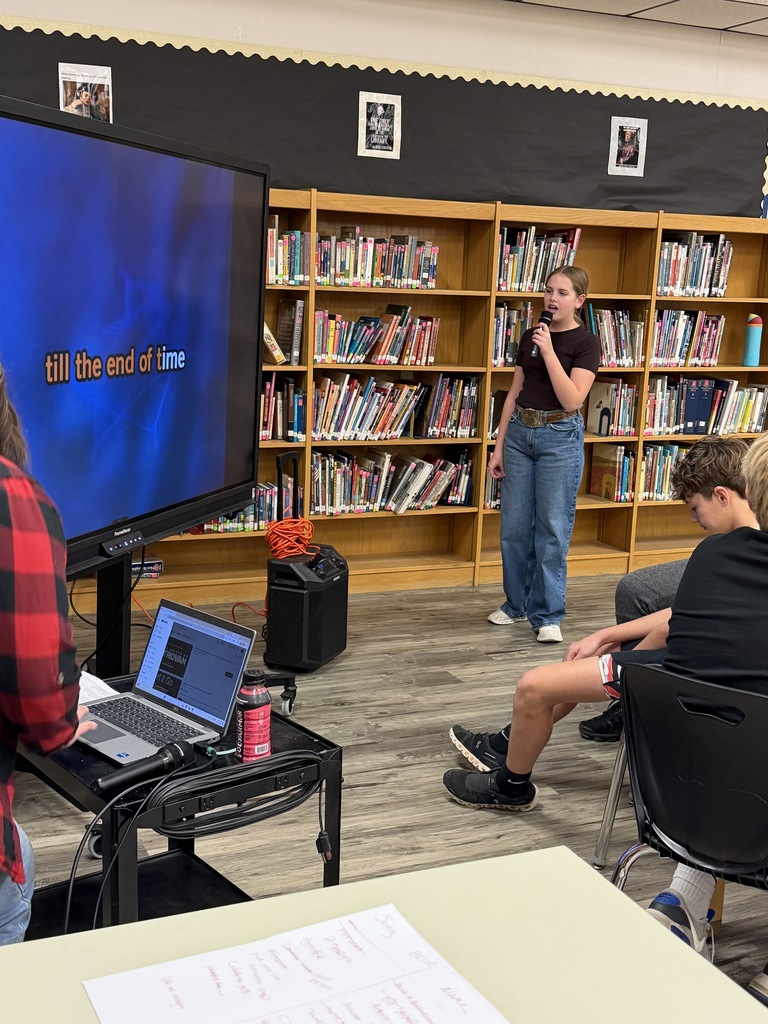 Christmas Activities at HJH = Karaoke in the Library!