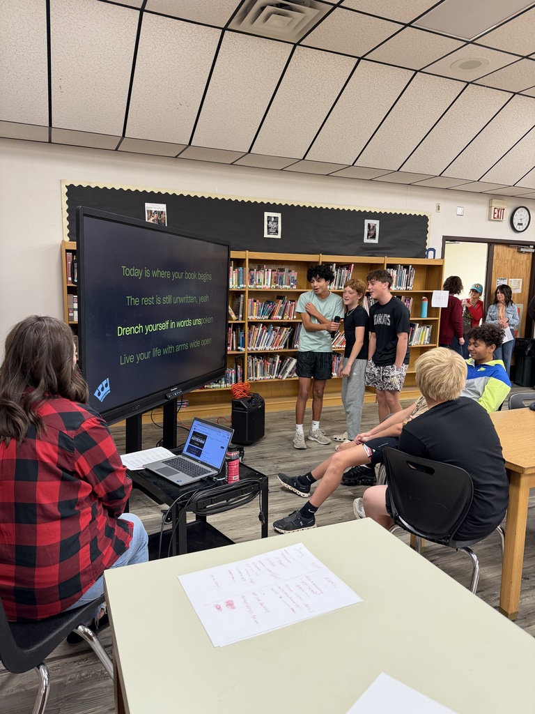 Christmas Activities at HJH = Karaoke in the Library!