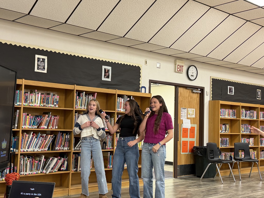 Christmas Activities at HJH - Karaoke in the Library!