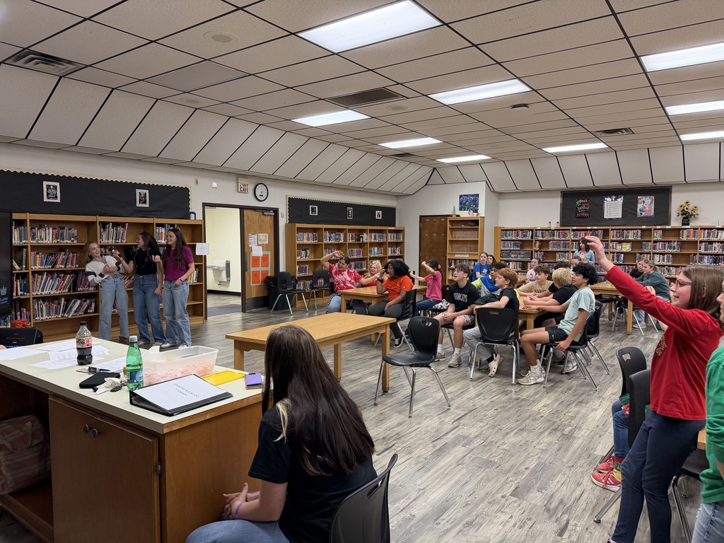 Christmas Activities at HJH - Karaoke in the Library!