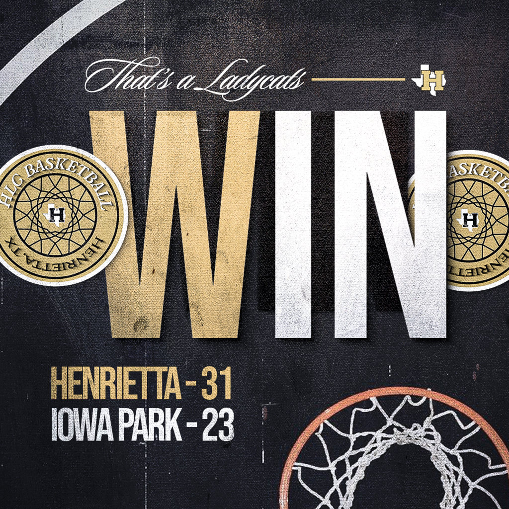 🐾 THAT’S A LADYCATS WIN! 🐾 Ladycats take care of business on the road! 🏀 Henrietta Ladycats – 31 🏀 IP Lady Hawks – 23 Proud of the resilience, focus, and finish from this group! Way to represent, Ladycats! 💪🔥 #TPD