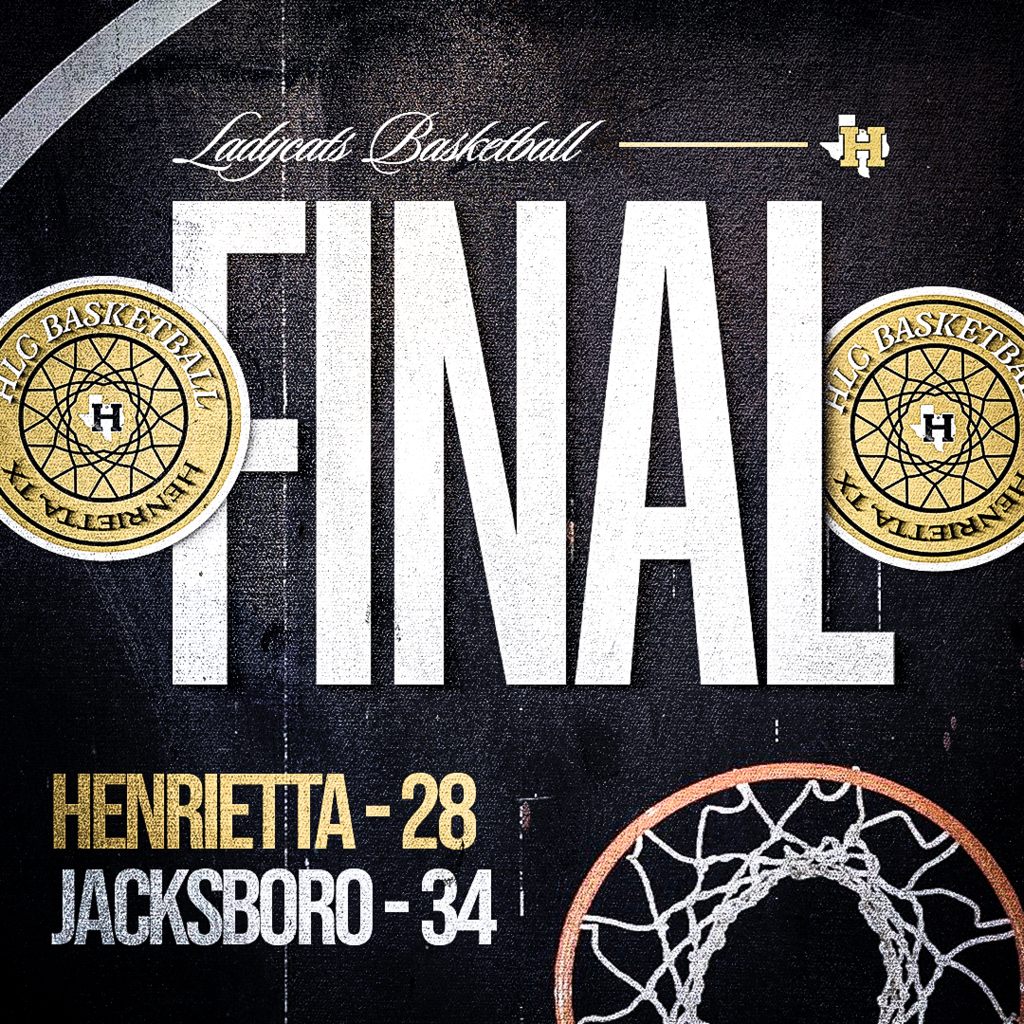 HLC BASKETBALL | FINAL Henrietta 28 | Jacksboro 34 Not the result we wanted, but extremely proud of the effort, toughness, and resilience these ladies showed from tip to the final buzzer. They competed every possession. 🏀 #TPD