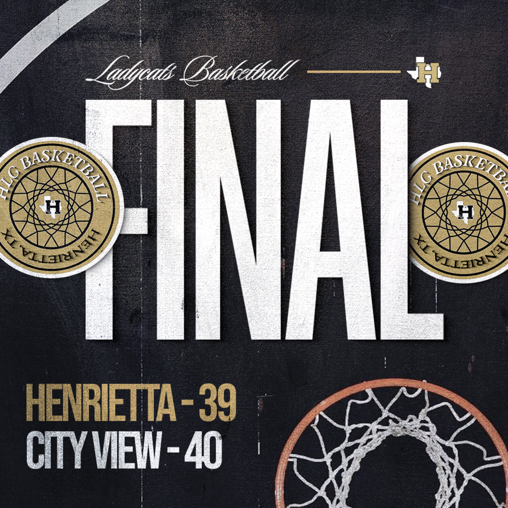 FINAL SCORE Henrietta Ladycats – 39 City View Lady Mustangs – 40 One-point games come down to the little things, and the growth these ladies have shown throughout district play has been undeniable. Not the result we wanted, but the response matters. We’ll learn from it, get back to work, and keep moving forward. 📍 HOME | Saturday | 2:00 PM vs Holliday #TPD