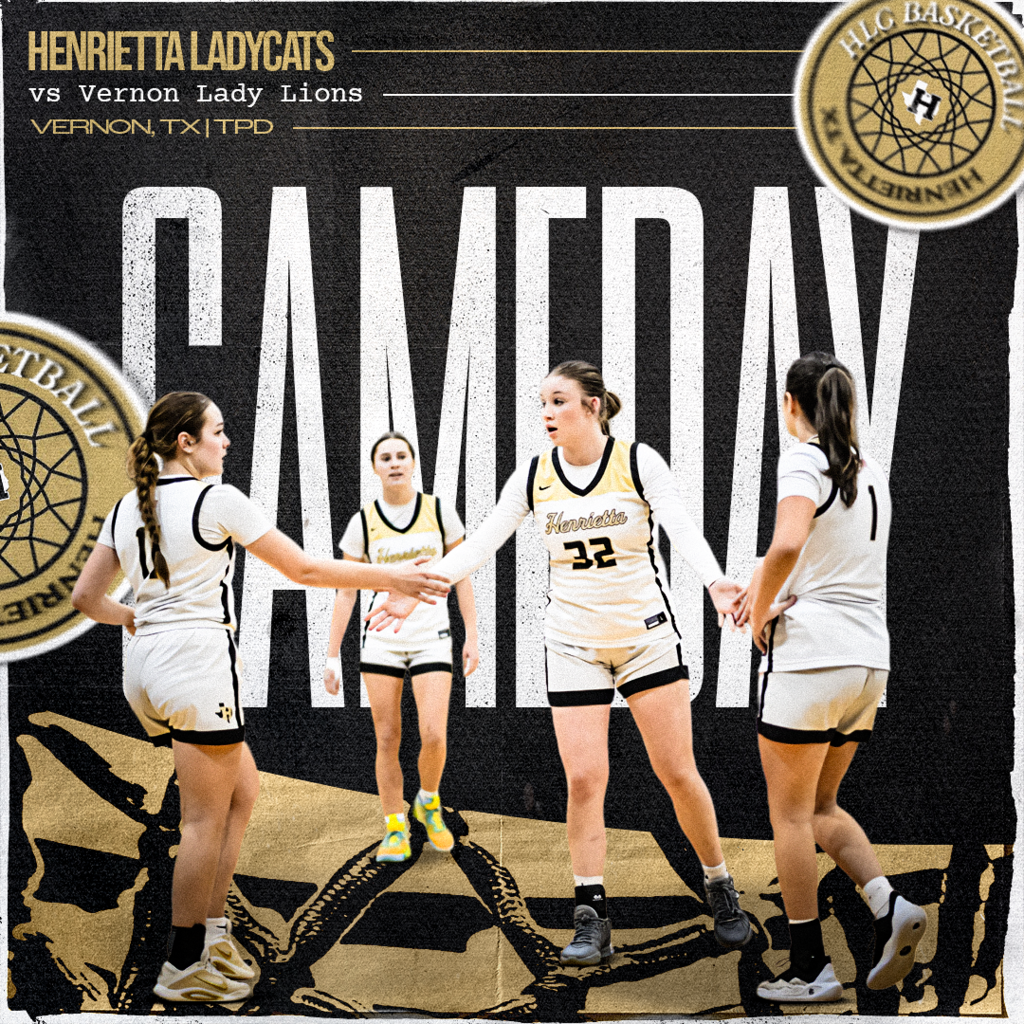 🏀 HENRIETTA vs VERNON (Away) 🏀 Lady Cats on the road to face the Vernon Lady Lions!  📍 @ Vernon 📅 Tue, Feb 3 ⏰ 6:00 PM  Road trip time . Let’s roll, Lady Cats! 🐾💪 #TPD
