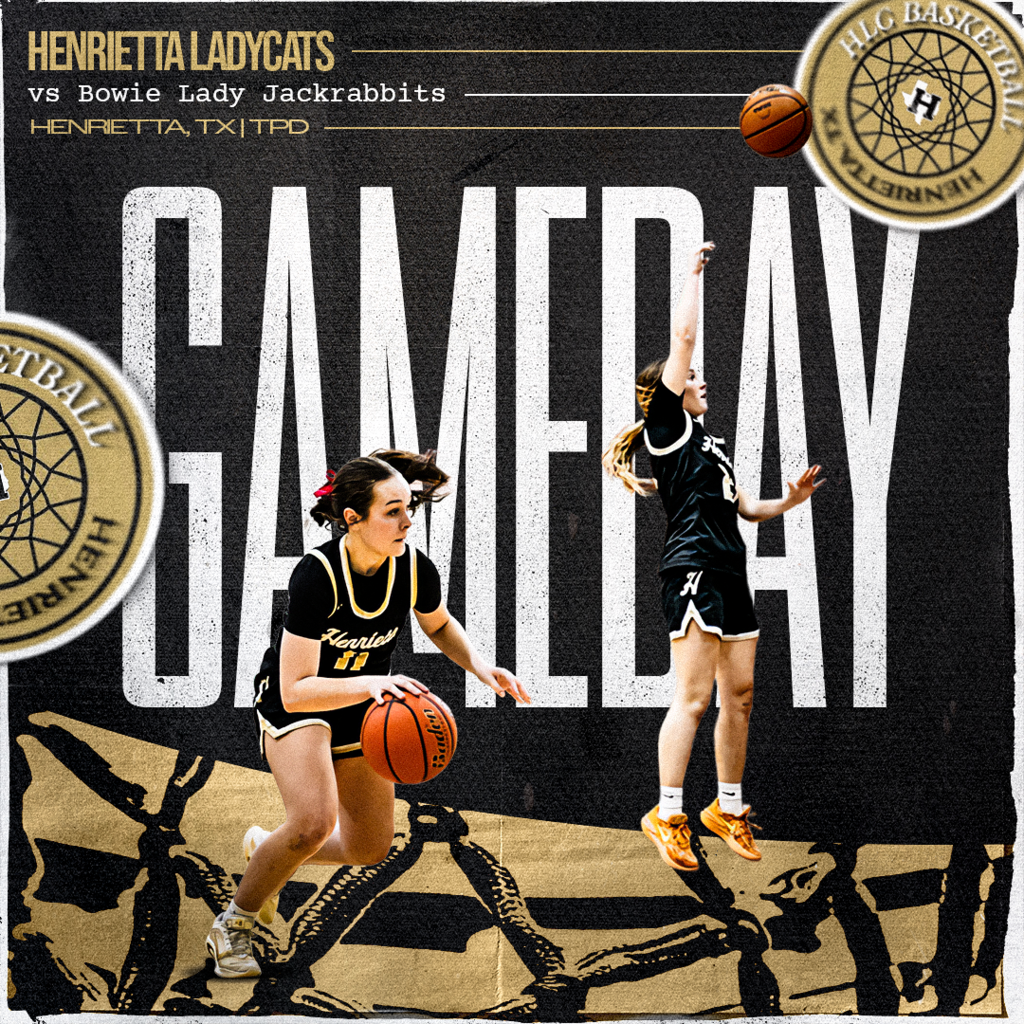 🏀 HLC GAMEDAY 🏀 Henrietta Lady Cats vs Bowie Lady Jackrabbits  🏠 HOME GAME 📅 Tue, Feb 10 ⏰ 6:00 PM 🔥 Last District Game of the Season  Let’s pack the house and finish district strong! 💥 #TPD
