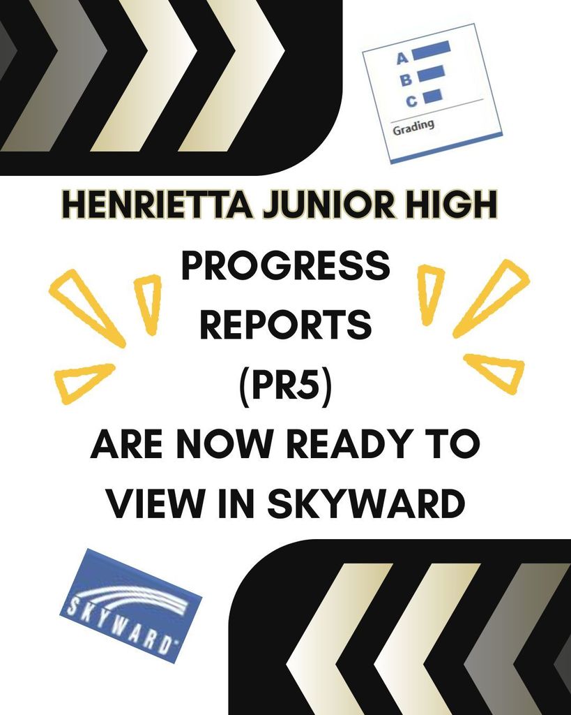 HJH Progress Reports Ready to View in Skyward - February 2, 2026.