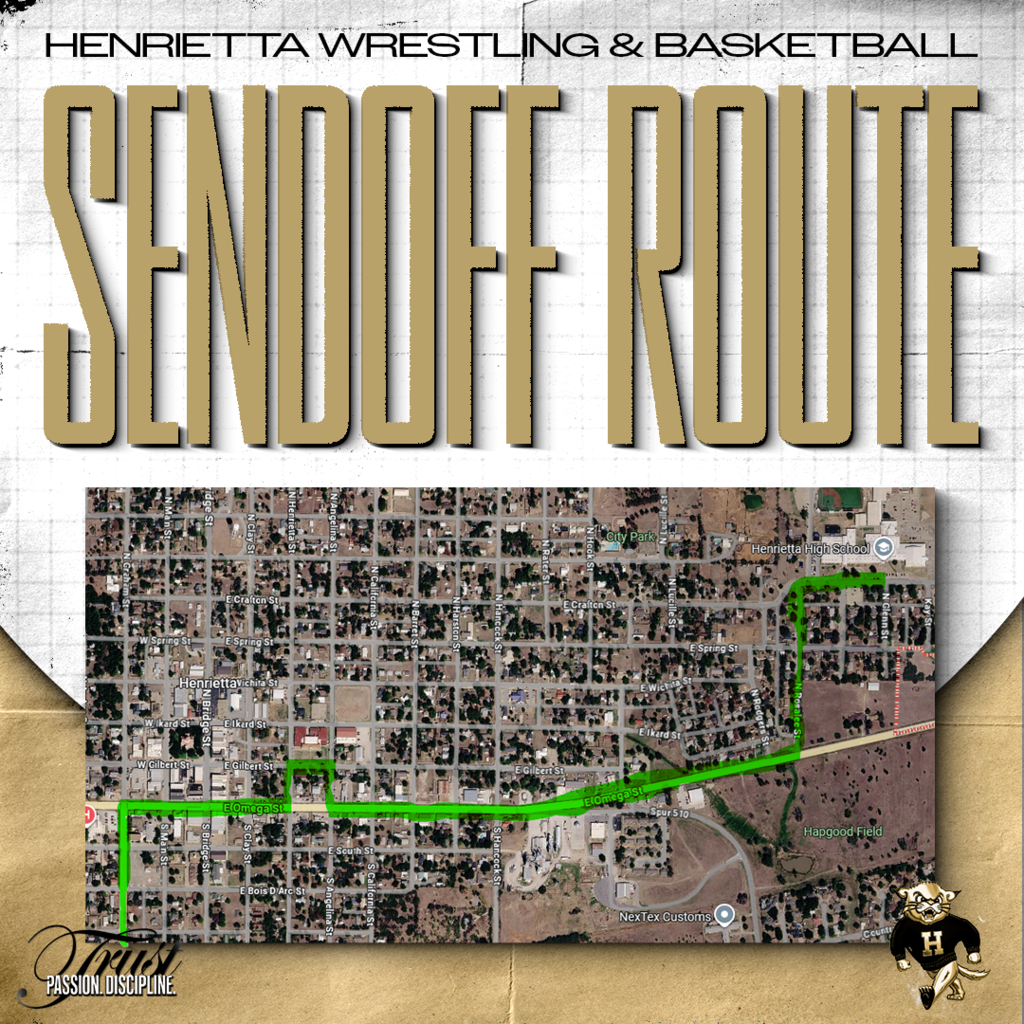 STATE BOUND & PLAYOFF READY.  Join us this morning at 8:20 AM as we send off some special Ladycats!  🏀 The Henrietta Ladycats Basketball Team – Playoff Bound 🤼‍♀️ Deliliah & Shelby Coyle – STATE WRESTLING QUALIFIERS  At 8:45 AM, Deliliah and Shelby will officially roll out on their way to the State Tournament.  Let's cheer on these amazing ladies as they are doing big things for Henrietta ISD. Our community continues to show up in a BIG way, and we are incredibly grateful for the constant support you pour into our student-athletes. It means more than you know.  #TPD